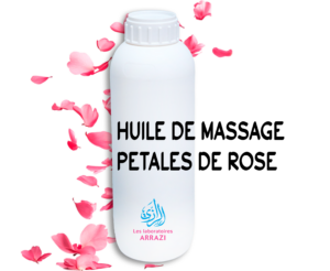 HUILE DE MASSAGE "Pétale de rose"