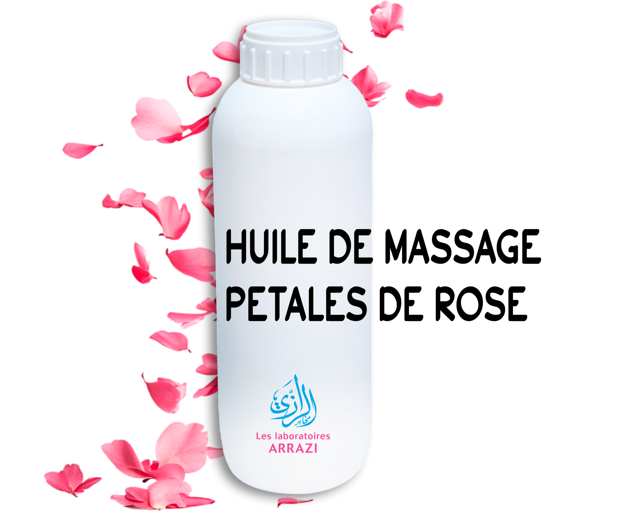 HUILE DE MASSAGE "Pétale de rose"